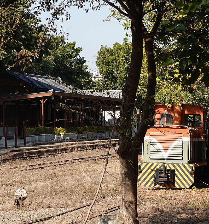 Der alte Bahnhof der XiHu Zuckerfabrik