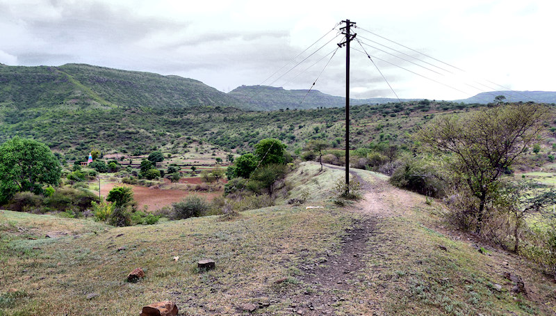 Power pole on old MG alignment