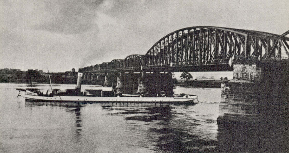 Elbebrücke Wittenberge 1911